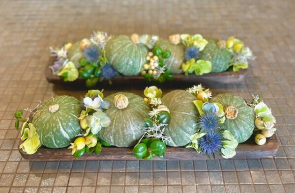 Catch pompoentjes schaal groen blauw